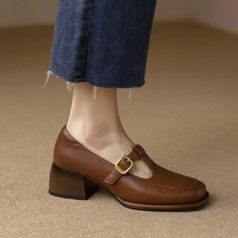 Livia | Elegant T-Bar Heels
