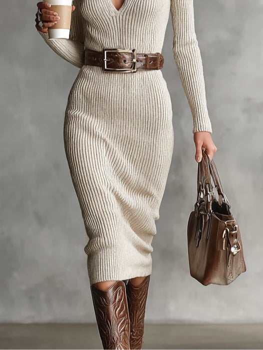Clara | Refined Knit Dress