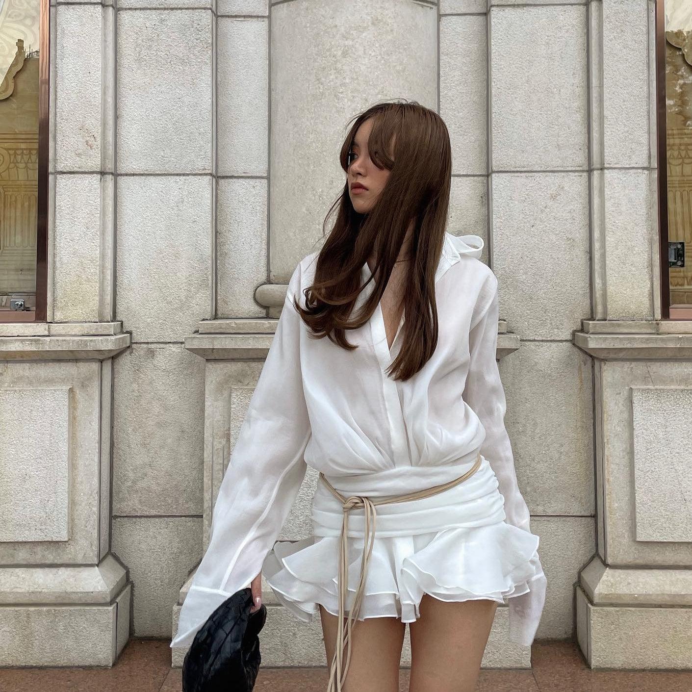 Bianca | Timeless Pleated Shirt Dress