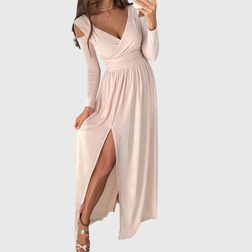 Belle | Long Elegant Split Dress