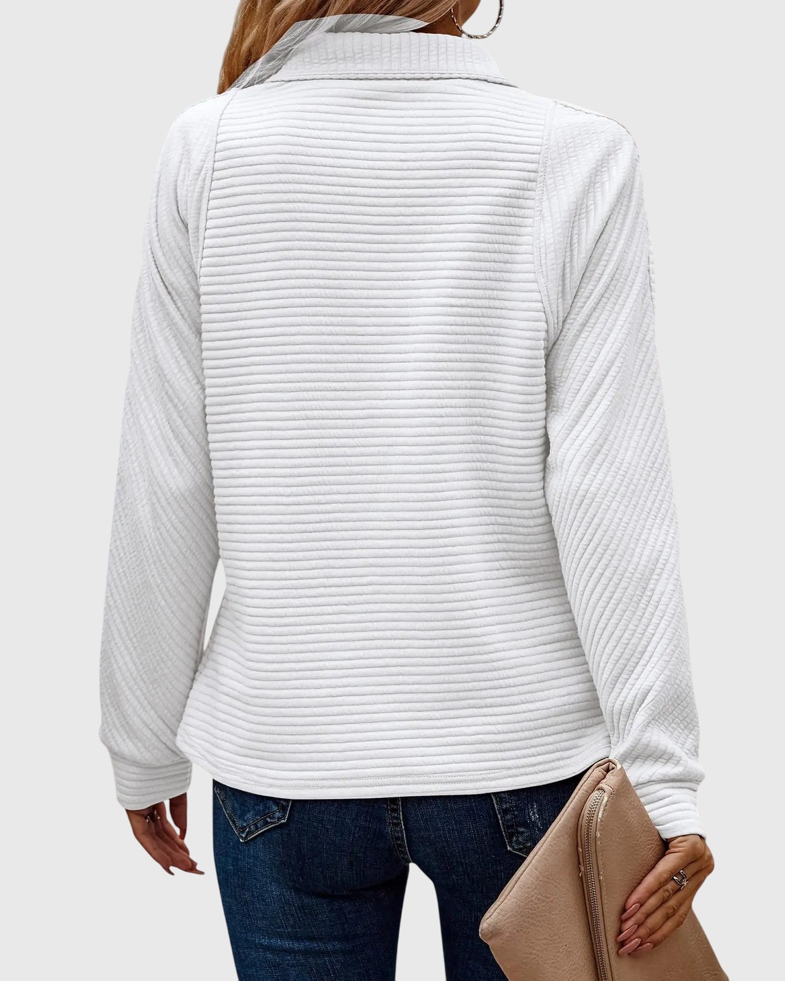 Aveline | Elegant Zip Pullover