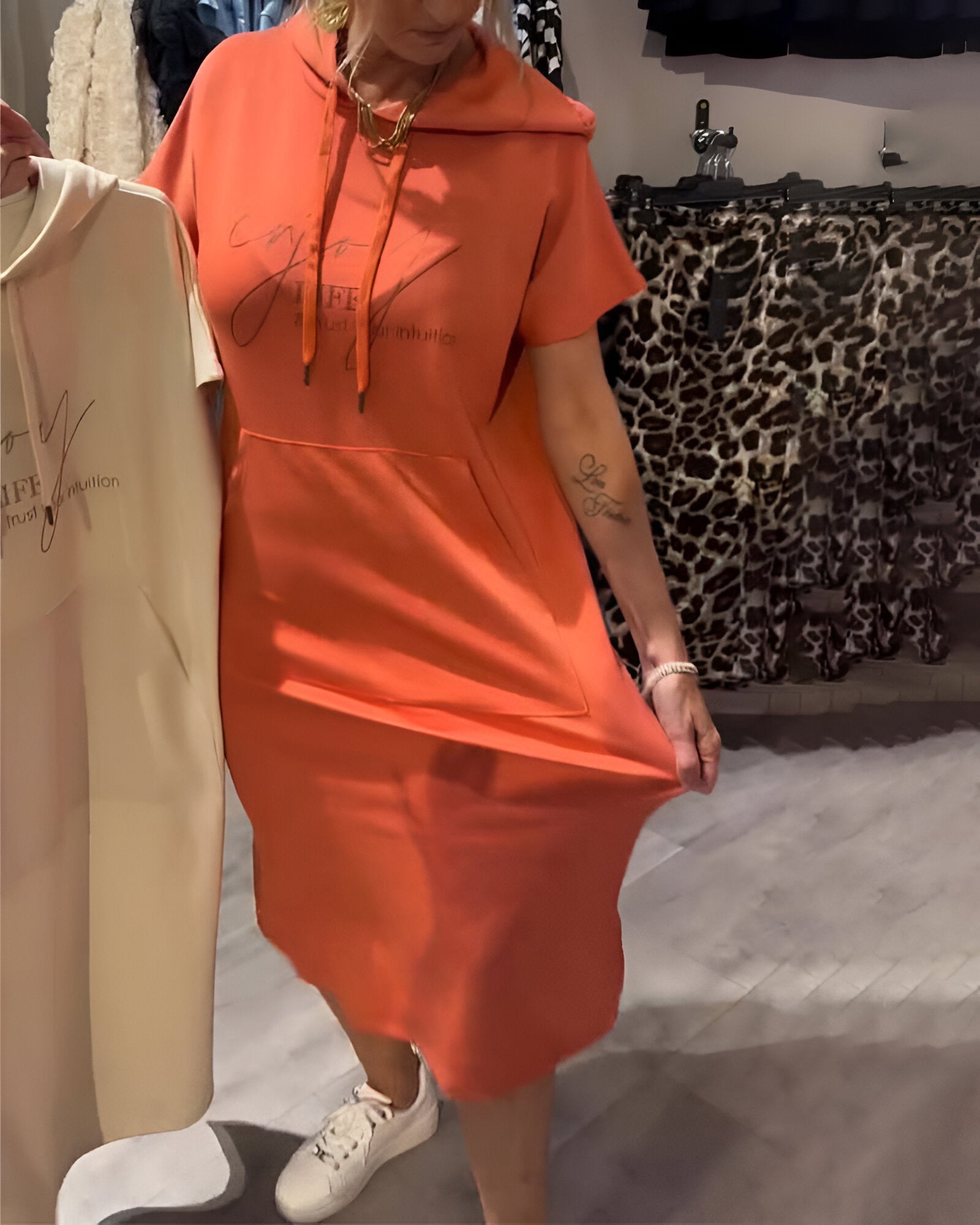 Gemma | Soft Jersey Hoodie Dress