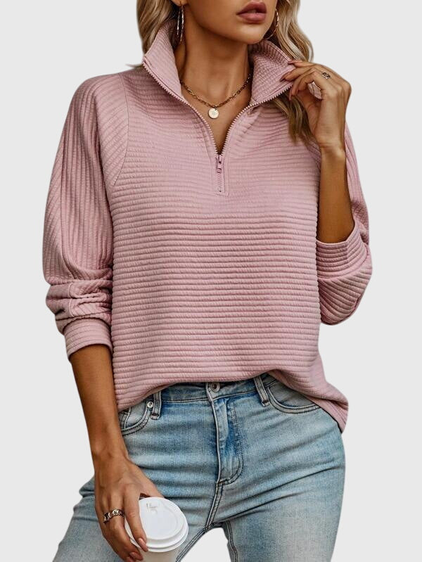 Aveline | Elegant Zip Pullover