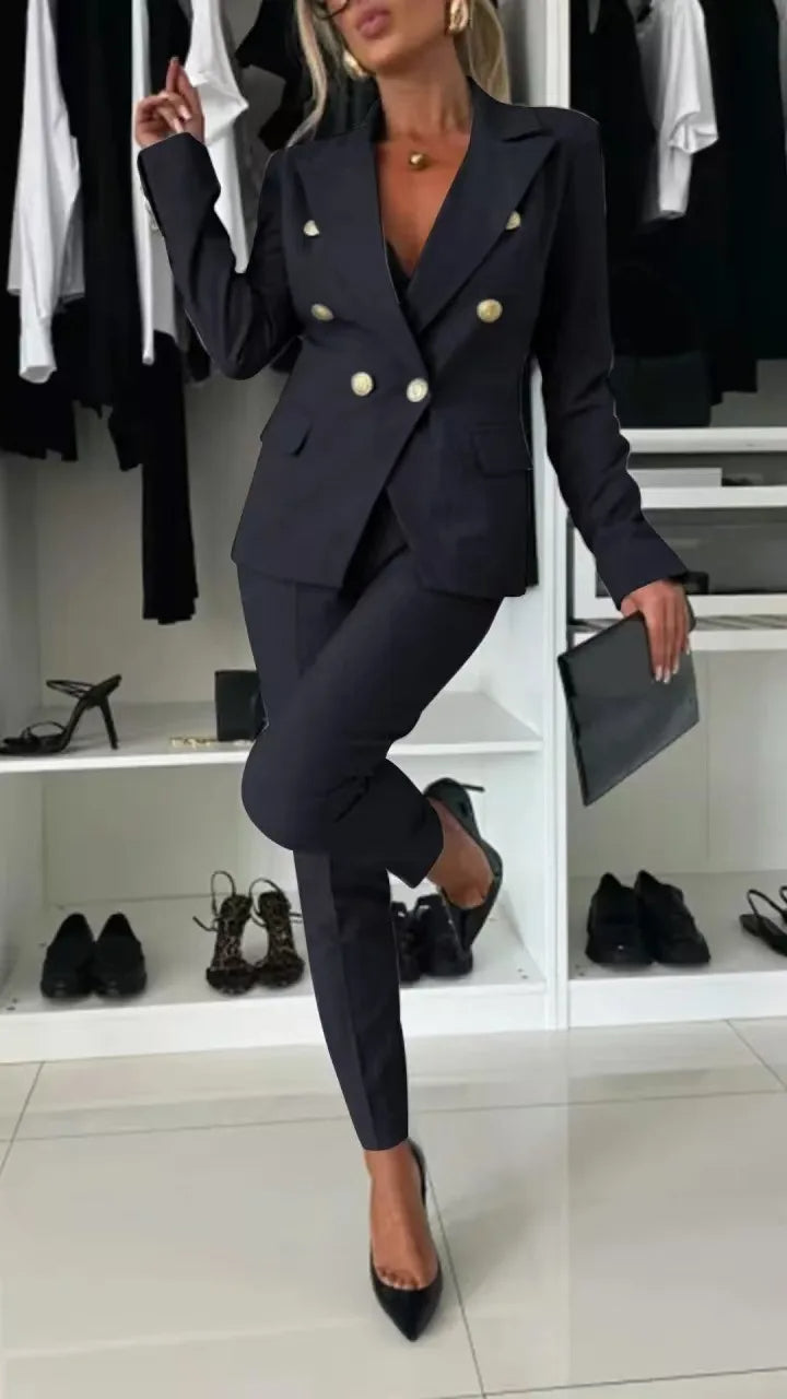Elena | Tailored Double-Breasted Blazer