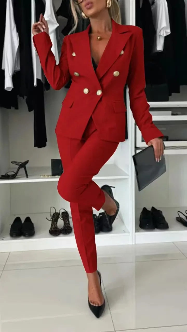 Elena | Tailored Double-Breasted Blazer