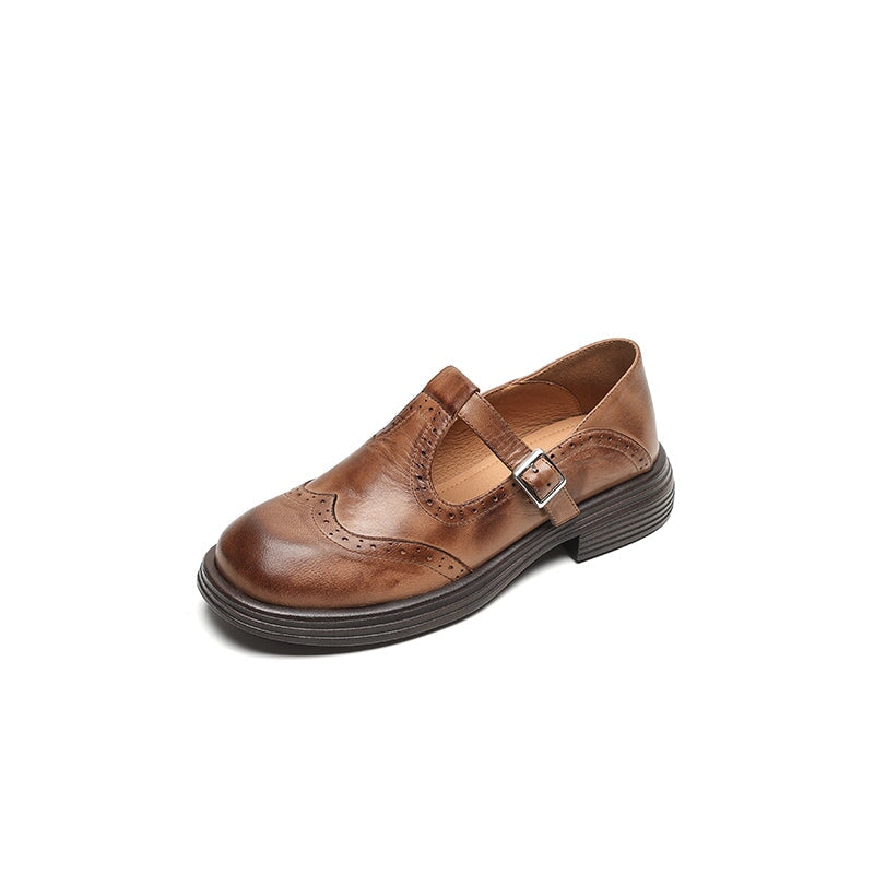 Isolde | Refined Leather Mary Janes