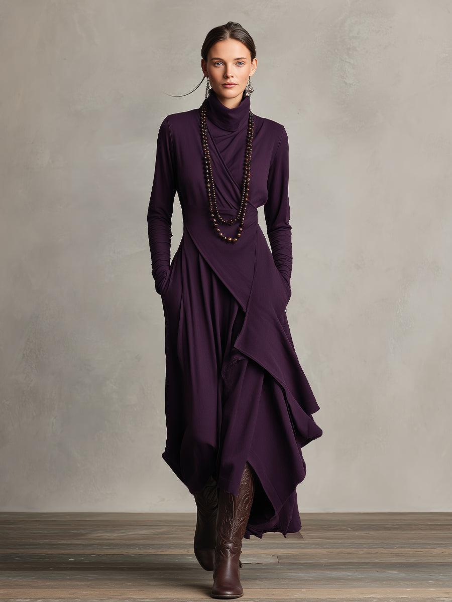 Nathalie | Graceful Draped Dress