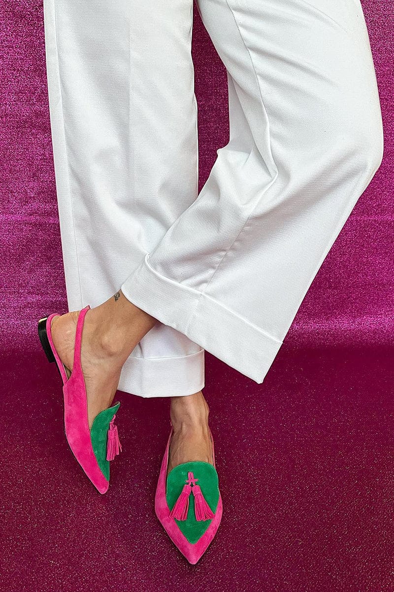 Tara | Elegant Tassel Slingbacks