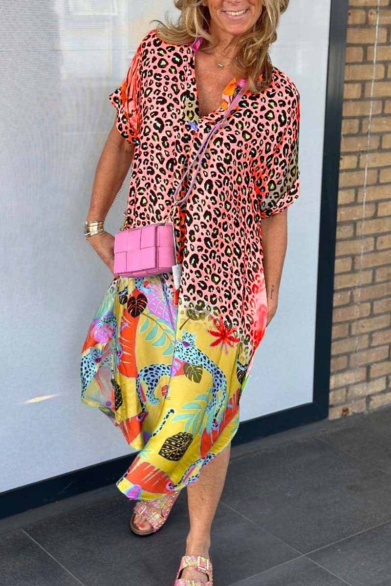 Amara | Effortless Leopard Print Dress