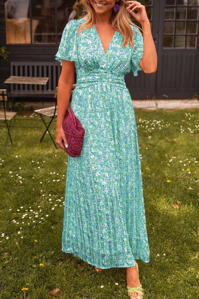 Emilia | V-Neck Maxi Dress