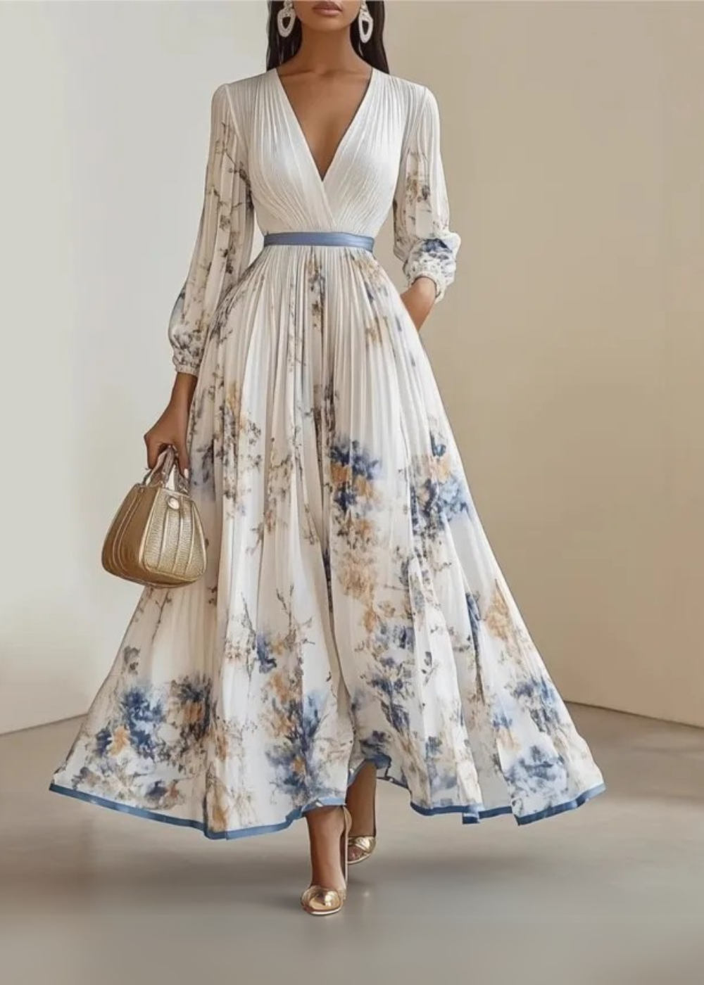 Lila | Graceful Floral Maxi Dress