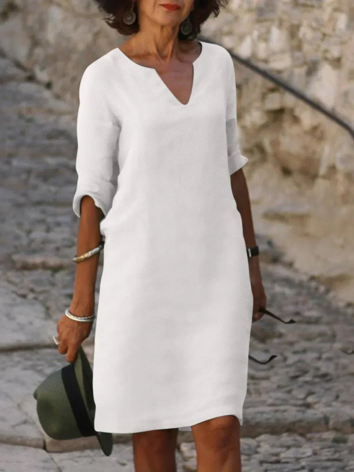 Elsa | Refined V-Neck Dress