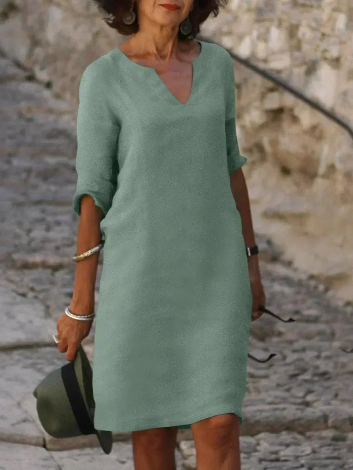 Elsa | Refined V-Neck Dress
