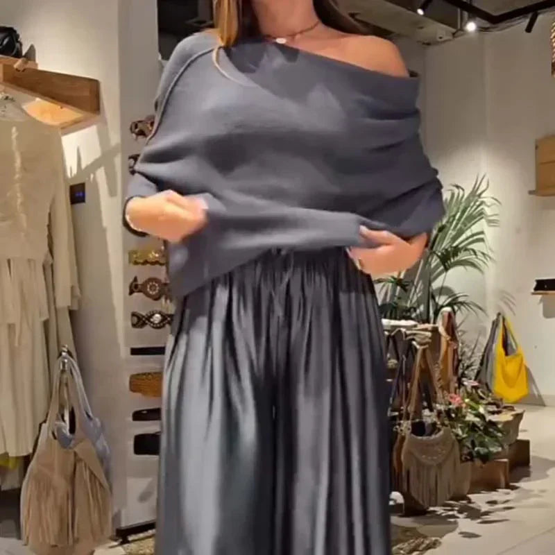Georgina™ Elegant Off-Shoulder Set